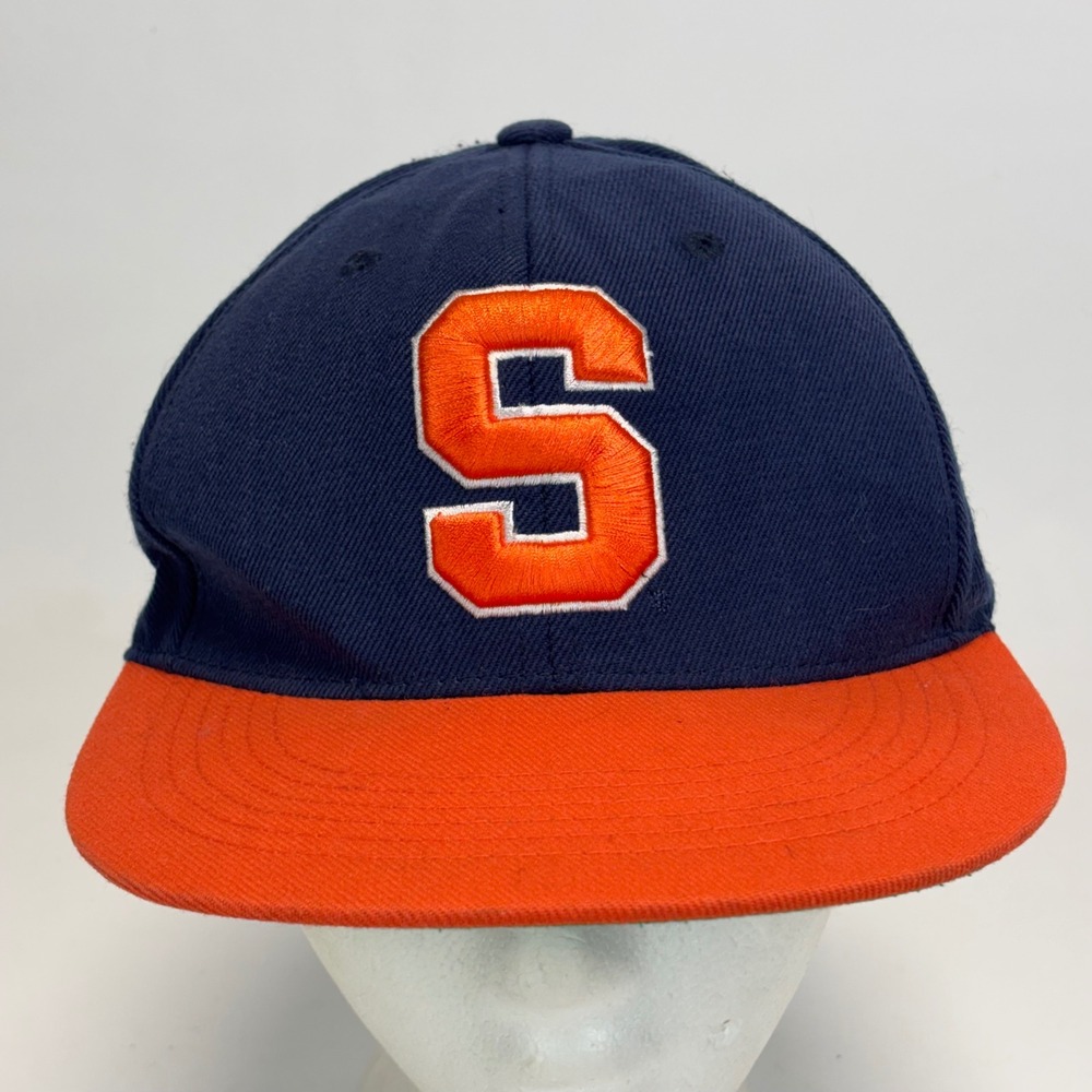 Top of the World Syracuse Hat Mens OSFA Blue Orange Snapback NCAA S Logo Cap VTG